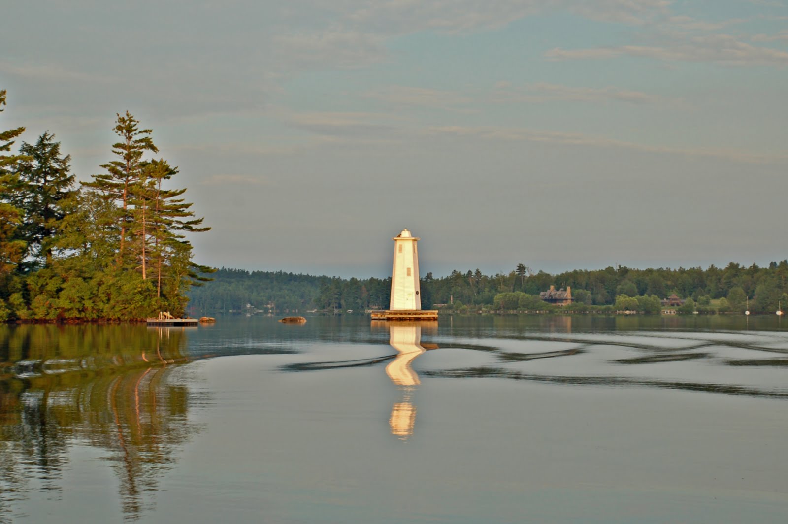 Lighthouse on Lake Sunapee